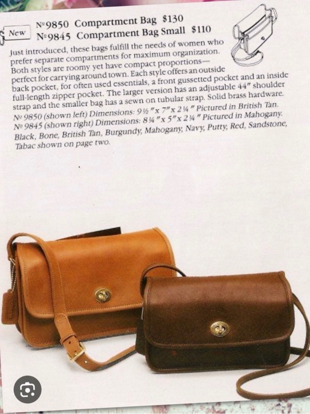VINTAGE COACH NYC COMPANION BAG 9850 - Picture 16 of 16